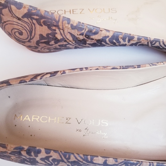 Marchez Vous Natural Cork Flats, Size - Picture 8 of 10